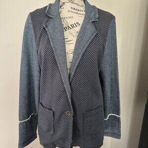 Mixed Fabric Jacket